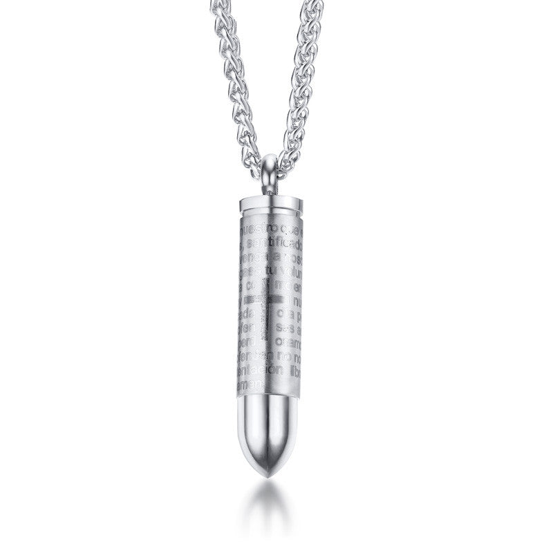 Cross scripture pendant